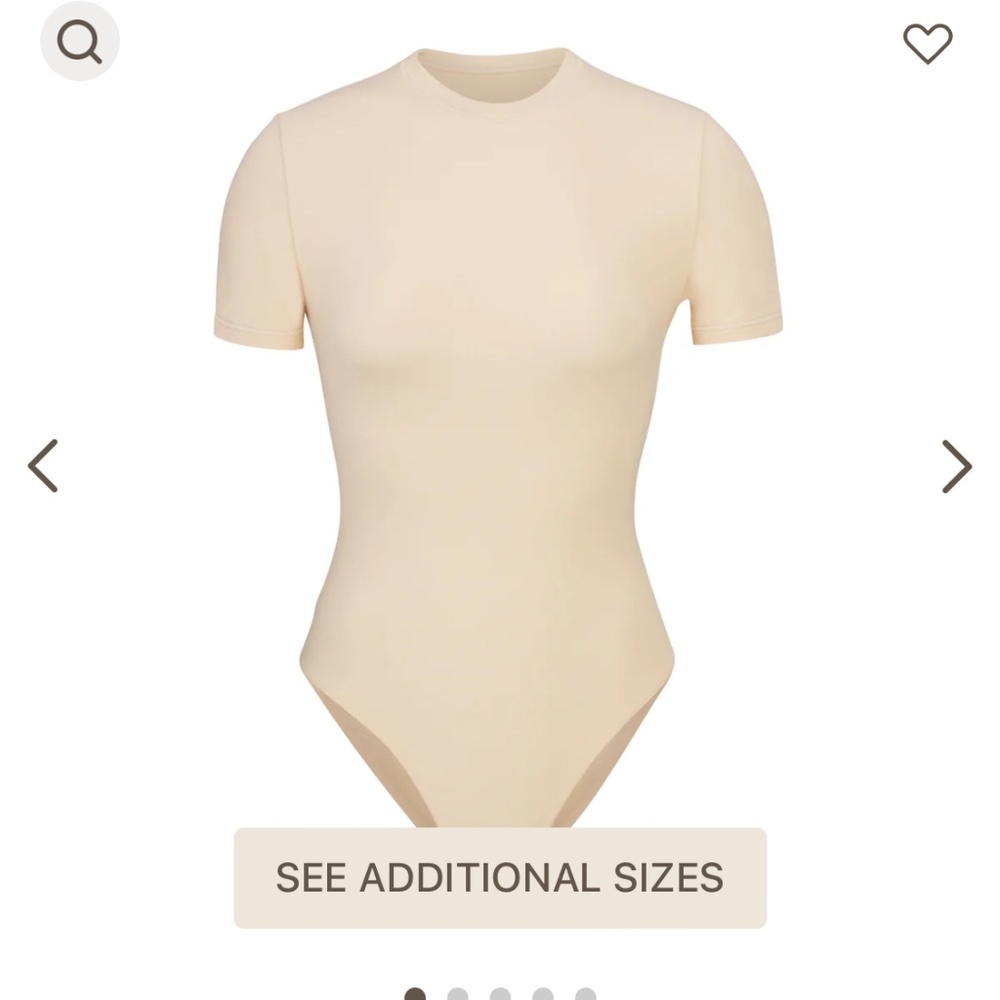 *SALE* NWOT Skims off-white T-shirt bodysuit